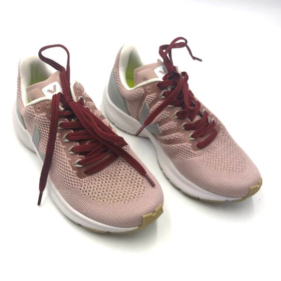 Veja Women's Vegan Marlin Knit Sneakers Lace Up Pink Size US 6 - Picture 2 of 10